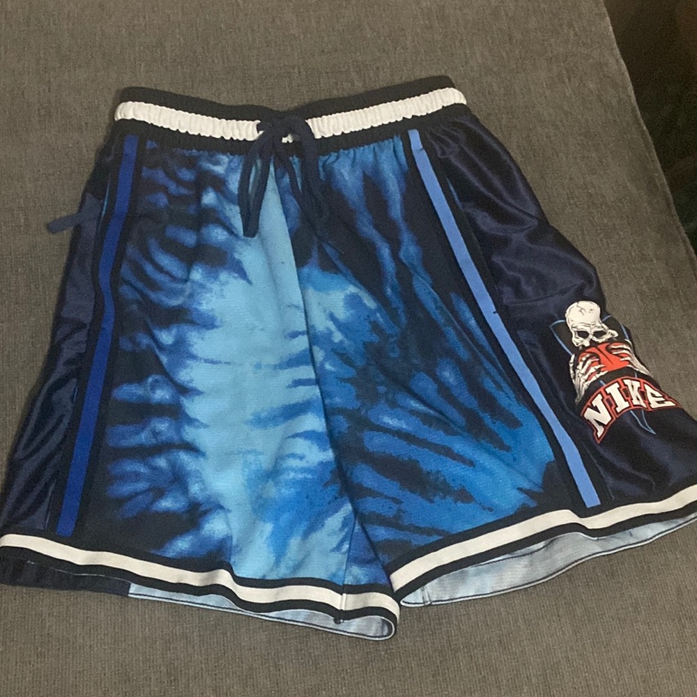 Mens Nike Blue Tie Dye Basketball shorts size small